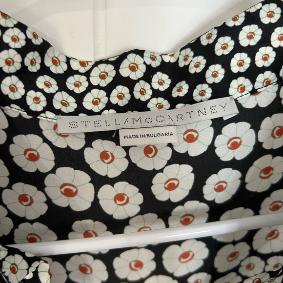 Stella McCartney Black and White Floral Dress - Picture 2 of 2